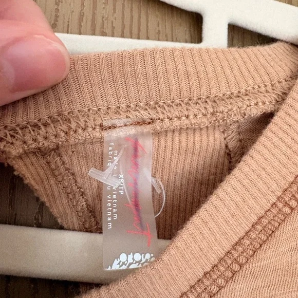 Free People Peach Boxy Tank Top - Picture 4 of 5